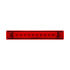 37166 by UNITED PACIFIC - Conspicuity Reflector Plate Light - 10 LED, with Red Reflector, Red LED/Red Lens
