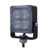 37186B by UNITED PACIFIC - Multi-Purpose Warning Light - 4 High Power LED Square Warning Lighthead, Amber LED