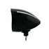 32678 by UNITED PACIFIC - Headlight - Billet Style, Groove, RH/LH, 7", Round, Powdercoated Black Housing, H6024 Bulb, with Visor