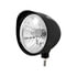 United Pacific 32680 Headlight Headlight - Billet Style, Groove, RH/LH, 7", Round, Powdercoated Black Housing, Crystal H4