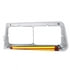 32702 by UNITED PACIFIC - Headlight Bezel - LH, 24 LED, with "Glo" Light, Amber Lens, for Freightliner FLD