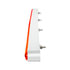 32715 by UNITED PACIFIC - Light Bar - "Glo" Light, Dual Function, Turn Signal Light, Red LED and Lens, Chrome/Plastic Housing, with Chrome Bezel, 24 LED Per Light Bar