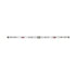 32715 by UNITED PACIFIC - Light Bar - "Glo" Light, Dual Function, Turn Signal Light, Red LED and Lens, Chrome/Plastic Housing, with Chrome Bezel, 24 LED Per Light Bar