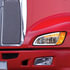 32780 by UNITED PACIFIC - Chrome Projection Headlight with LED Turn Signal / Position Light for 2008-2017 Kenworth T660 - Passenger Side
