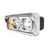 32877 by UNITED PACIFIC - Headlight - Passenger (RH), All LED, Chrome Inner Housing High Power Heated