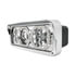 32877 by UNITED PACIFIC - Headlight - Passenger (RH), All LED, Chrome Inner Housing High Power Heated