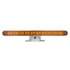 33015 by UNITED PACIFIC - Dual Function Light Bar - Turn Signal Light, Amber LED and Lens, Chrome/Steel Housing, with 180-Degree Swivel Base, 10 LED