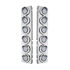 33610 by UNITED PACIFIC - Air Cleaner Light Box Panel - 12 Cutouts, 9 Amber LED/Lens, Reflector