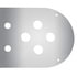 34026 by UNITED PACIFIC - Dome Light Bracket - Stainless Steel, with 8 x 3/4" Mini Light Cut-Outs