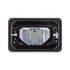 34133 by UNITED PACIFIC - ULTRALIT LED 4" x 6" Heated Low Beam Black Headlight with Glass Lens/Aluminum Housing