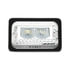 34132 by UNITED PACIFIC - ULTRALIT LED 4" x 6" Heated High Beam Chrome Headlight with Glass Lens/Aluminum Housing