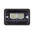 34134 by UNITED PACIFIC - ULTRALIT LED 4" x 6" Heated High Beam Black Headlight with Glass Lens/Aluminum Housing
