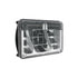 34135 by UNITED PACIFIC - ULTRALIT LED 4" x 6" Heated Low Beam Headlight with Polycarbonate Lens and Housing