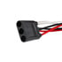 34191 by UNITED PACIFIC - Wiring Harness - Triple Female Bullet Plug, 6" Lead, 150 Plugs