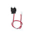 34211P by UNITED PACIFIC - Electrical Pigtail - 2-Wire Pigtail, with 2 Prong Straight Plug, 12" Lead