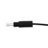 34213P10 by UNITED PACIFIC - Low Tension Lead Wire - 6", Black, Single Lead, with .180 Bullet and Stripped End