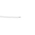 34214P10 by UNITED PACIFIC - Low Tension Lead Wire - 6", White, Single Lead, with .180 Bullet and Stripped End