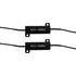 34235 by UNITED PACIFIC - Bulb Resistor - Load Resistor Kit Solves LED Issue, 50 Watt/6 Ohm, Competition Series