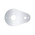 United Pacific 34275 Dome Light Mounting Adapter 304 Stainless Steel Above Door Dome Light Plate For 1994-2026 Kenworth W900