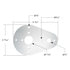United Pacific 34275 Dome Light Mounting Adapter 304 Stainless Steel Above Door Dome Light Plate For 1994-2026 Kenworth W900