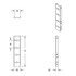 34434 by UNITED PACIFIC - Air Cleaner Light Bar - "Glo" Light, Front, Stainless Steel, with Bracket, Auxiliary/Cab Light, Amber LED and Lens, with Chrome Bezels and Visors, 9 LED Per Light, for Peterbilt