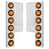 United Pacific 34786 Light Bar Air Cleaner Light Bar - Front, Stainless Steel, with Bracket, Incandescent, Clearance/Marker