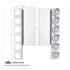United Pacific 34786 Light Bar Air Cleaner Light Bar - Front, Stainless Steel, with Bracket, Incandescent, Clearance/Marker