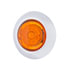 34820 by UNITED PACIFIC - Clearance/Marker Light - 3/4 in., Round, Amber LED/Lens, ArcBlast Mini Light