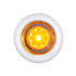34822 by UNITED PACIFIC - Clearance/Marker Light - 3/4 in., Round, Amber LED/Clear Lens, ArcBlast Mini Light