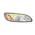 34854 by UNITED PACIFIC - Headlight Assembly - Passenger Side, Chrome, LED, with Color Changing Position Light Bar