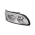 34854 by UNITED PACIFIC - Headlight Assembly - Passenger Side, Chrome, LED, with Color Changing Position Light Bar