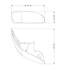 34855 by UNITED PACIFIC - Headlight Assembly - Driver Side, Black, LED, with Color Changing Position Light Bar