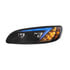 34855 by UNITED PACIFIC - Headlight Assembly - Driver Side, Black, LED, with Color Changing Position Light Bar