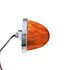 35015 by UNITED PACIFIC - Marker Light - (2) Amber LED, Dark Amber Lens, Stainless Steel Bezel, Watermelon Style