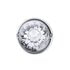 35017 by UNITED PACIFIC - Marker Light - (2) Amber LED, Clear Lens, Stainless Steel Bezel, Watermelon Style