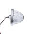 35017 by UNITED PACIFIC - Marker Light - (2) Amber LED, Clear Lens, Stainless Steel Bezel, Watermelon Style
