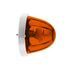 35075 by UNITED PACIFIC - Marker Light - UltraBurst Watermelon Glass, Amber LED and Lens, Flush Mount