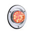35338 by UNITED PACIFIC - Marker Light - Watermelon Glass, 17 Amber LED and Clear Lens with Bezel
