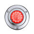35347 by UNITED PACIFIC - Marker Light - GloLight Watermelon Glass, Red LED and Clear Lens, with Bezel