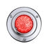 35347 by UNITED PACIFIC - Marker Light - GloLight Watermelon Glass, Red LED and Clear Lens, with Bezel