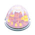 United Pacific 39733B Truck Cab Light Truck Cab Light - Bulk, 17 LED, Dual Function, Watermelon, Amber LED/Clear Lens