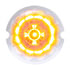 United Pacific 39733B Truck Cab Light Truck Cab Light - Bulk, 17 LED, Dual Function, Watermelon, Amber LED/Clear Lens