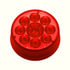39740 by UNITED PACIFIC - Clearance/Marker Light - Red LED/Red Lens, 2.5", with Pure Reflector, 9 LED