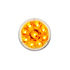 39741 by UNITED PACIFIC - Clearance/Marker Light, Amber LED/Clear Lens, 2.5", with Pure Reflector, 9 LED
