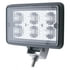 39901B by UNITED PACIFIC - Vehicle-Mounted Work Light - Bulk, Rectangular, 6 High Power, 1 Watt LED