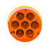 39984B by UNITED PACIFIC - Clearance Light - Bulk, 2" Round Light, 7 LED, Amber LED/Lens