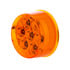 39984 by UNITED PACIFIC - 7-LED Single Function 2" Round Clearance/Marker Light, Amber LED, Amber Lens