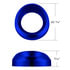 40702 by UNITED PACIFIC - Gauge Bezel - Single, Indigo Blue, Small Gauge, with Visor