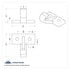 40862 by UNITED PACIFIC - Winch Hook Pull Handle - Sun Visor Hook, for Kenworth