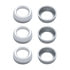 40892 by UNITED PACIFIC - Toggle Switch Nut Cover - Chrome, Plastic, for Peterbilt